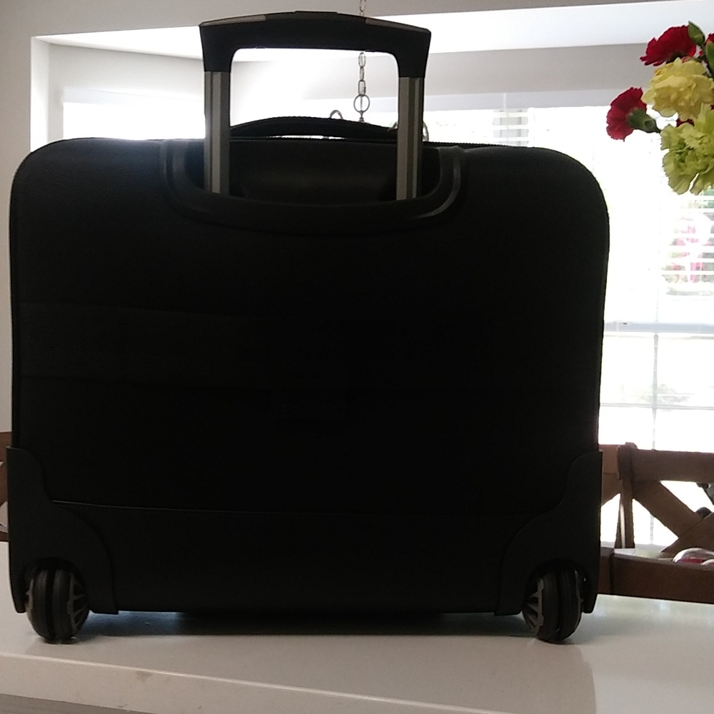 Samsonite Pro Upright Mobile Office, Black, One Size - Picture 2 of 16